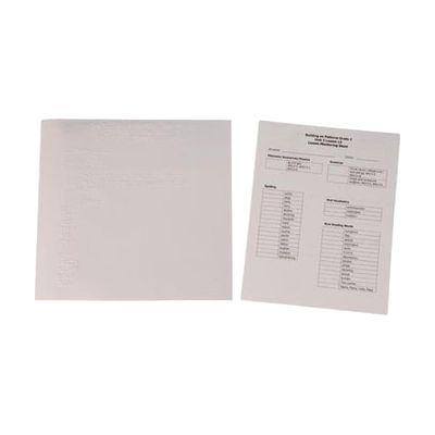Building on Patterns First Grade Unit 3 Monitoring Sheets