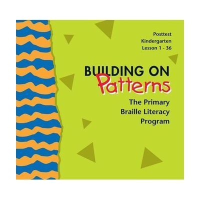 Cover of Building on Patterns Kindergarten Post-test Lessons 1 to 36