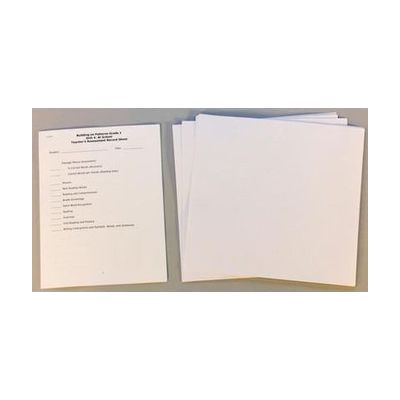 Building on Patterns First Grade Unit 4 Assessment Forms