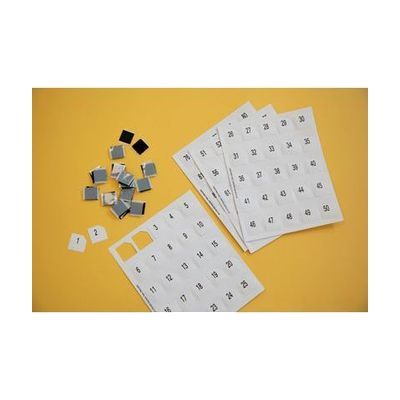 Hundred Board and Manipulatives: sheets with numbers