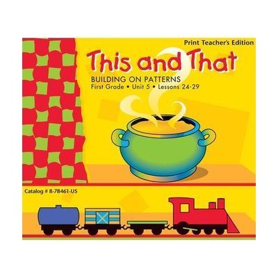 Cover of Building on Patterns First Grade Teacher's Edition Unit 5 Lessons 24-29
