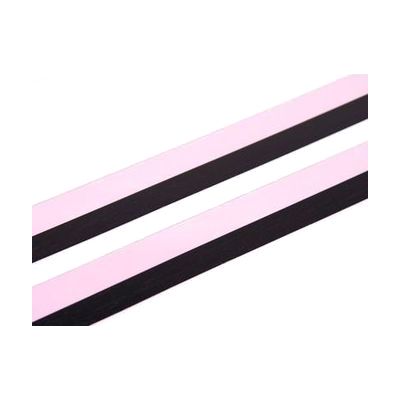 Slim rectangular pink plastic reading guide strip, approximately 8 inches long and 1 inch wide