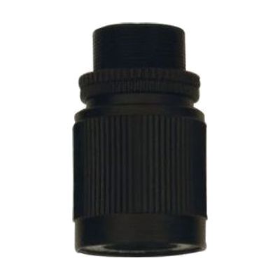 Small cylindrical monocular telescope, approximately 1.5 inches long and under 1 inch in diameter, with two small metal lock 