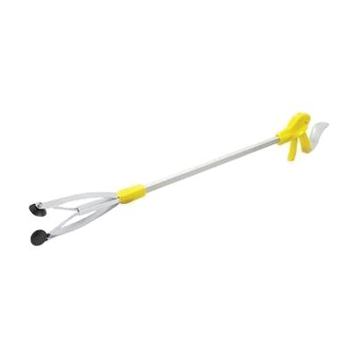Long narrow grabber tool, approximately 32 inches, with a pistol-grip trigger handle and rubber-tipped claw at the end