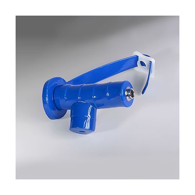 Small soft cylindrical grip handle with a protruding thumb extension, designed to slide onto a pen or utensil