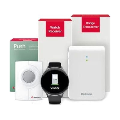 Push Button System with Bluetooth Bridge and Watch Receiver
