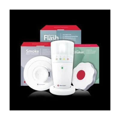 Smoke & Fire ADA Compliance Kit with Flash Receiver