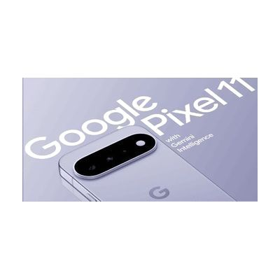 A lavender smartphone with a rectangular camera bar holding multiple lenses, shown against a matching purple background.