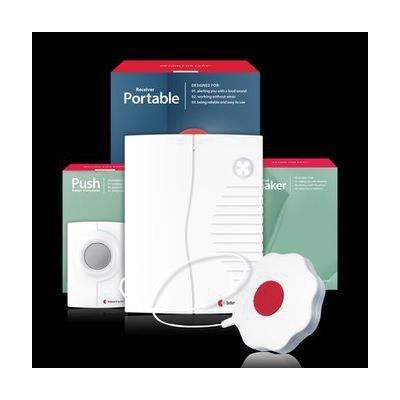 Push Notification ADA Compliance Kit with Portable Receiver