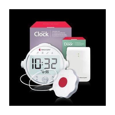 Doorbell System with Alarm Clock Receiver and Bed Shaker