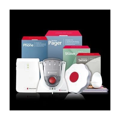 Phone System with Pager, Charger, and Bed Shaker