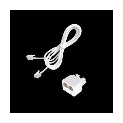 Telephone Cable with RJ11 Adaptor